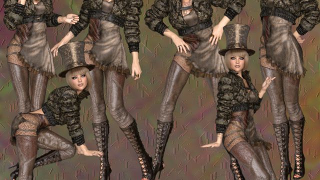 Steamy : Femme Steampunk sexy (woman)