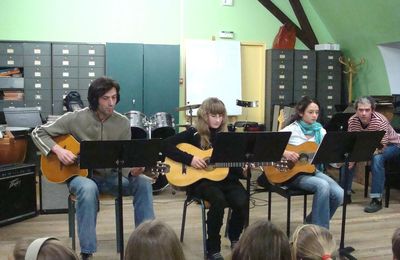 La guitare sèche...