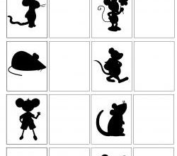 Les souris à l'ombre