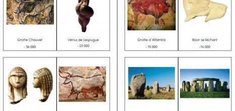 Frise histoire des arts [Préhistoire]