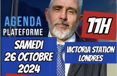  26/10/2024 - ERIC MAUVOISIN SERA à LONDRES avec TOMMY ROBINSON   