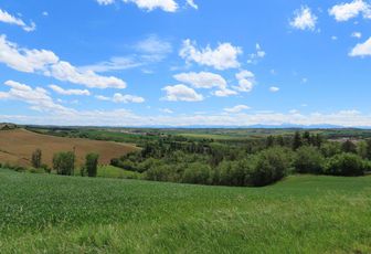 Vue à Salles sur L'Hers dans l'Aude