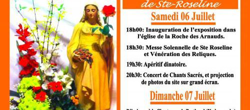 750ème Anniversaire de la Naissance de St-Roseline 06/07 Juillet 2013