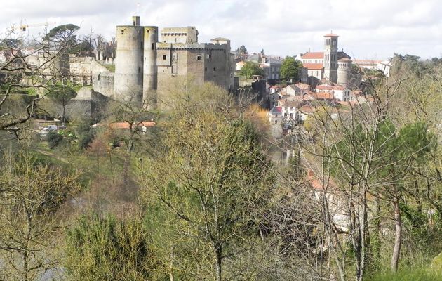 Vue panoramique de Clisson en Vendée