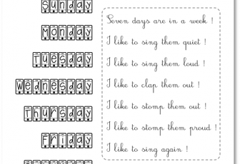 Days of the week