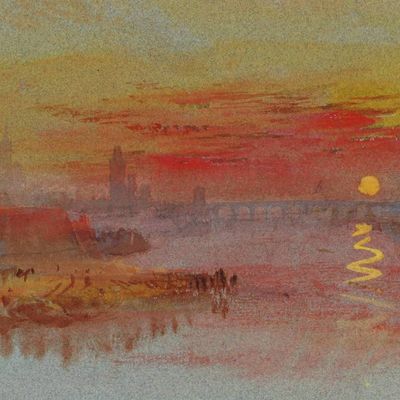 Les ciels rougeoyants  de Turner 