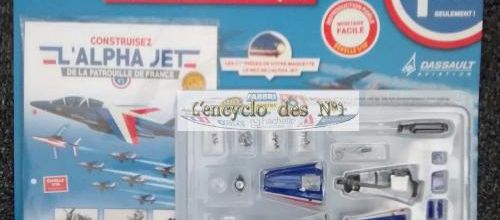 N° 1 Construisez l'Alpha Jet de la patrouille de France - Test