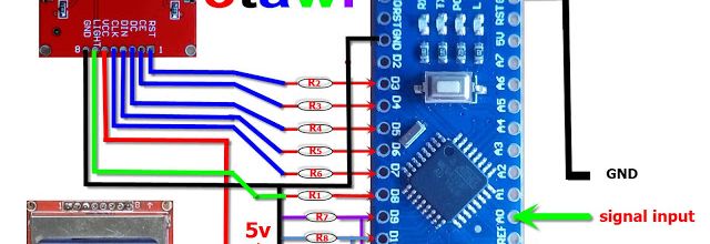 oscilloscope with arduino nano