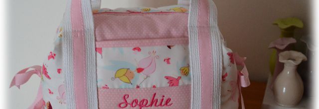 Sac à goûter et sac 100% fille !