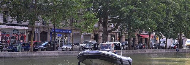 La Police Fluviale sur le Canal Saint-Martin