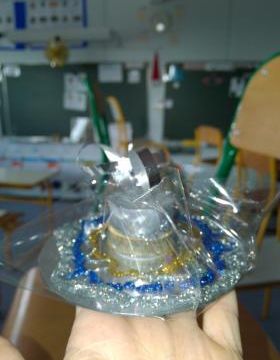 *Bricolage recup de noël: bougie cd