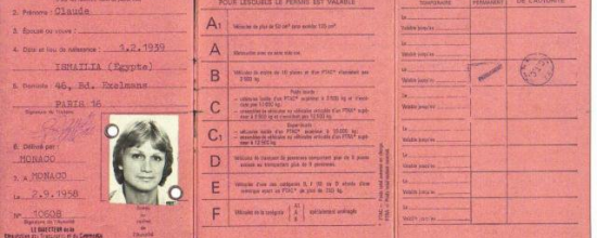 Son permis de conduire