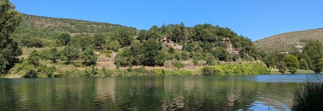 Saint Rome de Tarn - la plage