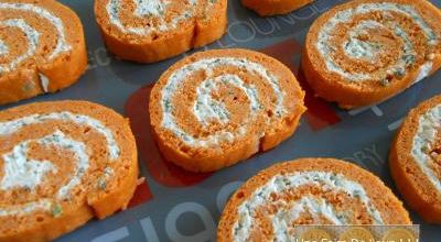 Roulé fraîcheur à la tomate et aux herbes