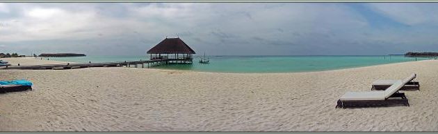 9 décembre 2018 : Dernier coup d'oeil sur notre plage ... - Moofushi - Atoll d'Ari - Maldives