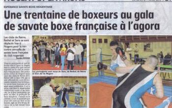3ème GALA de SAVATE à Nogent/seine 