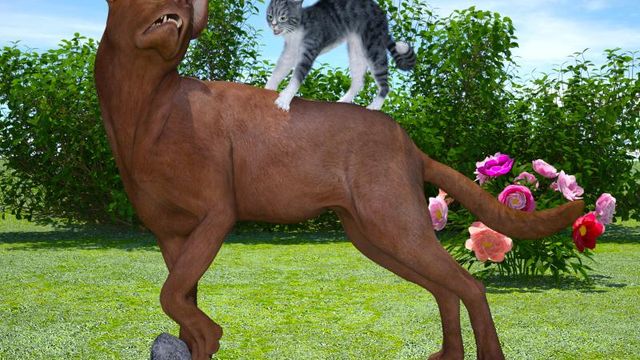 S'entendre comme chien et chat (DazStudio)