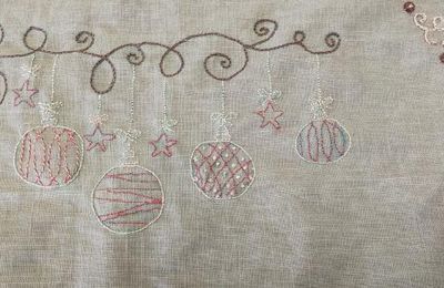 Les centres de table brodés