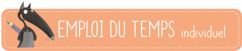 Emploi du temps individuel