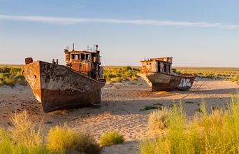 Le port fantôme de Moynak …