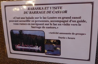 Rabaska à la pourvoirie du Lac Blanc au Canada...