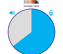Tempus (Android) : Gestion du temps imparti aux activités illustrée par photos ou pictogrammes