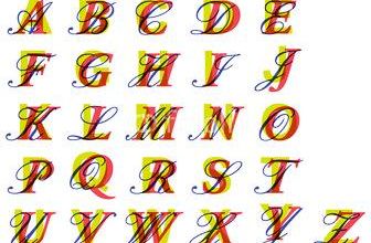 Les 26 lettres de l'alphabet