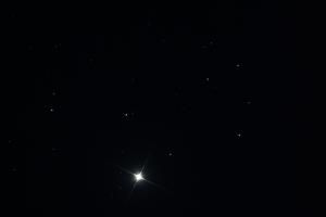 Vénus dans les Pléiades