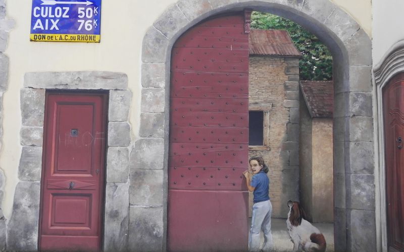 Trompe l'oeil à Ambérieu en Bugey