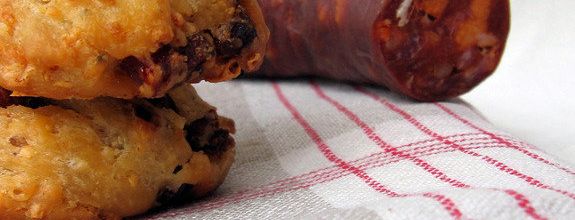 Cookies tomates séchées, chorizo & origan