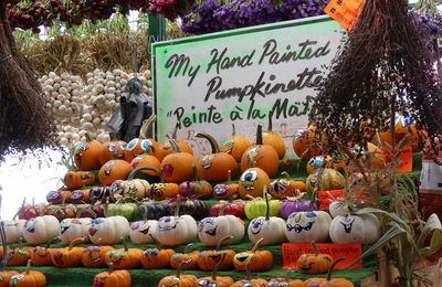 Fête de Thanksgiving et préparation d'Halloween au Canada...
