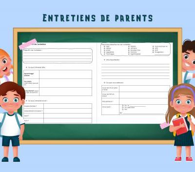 Préparation et notes d'entretien de parents