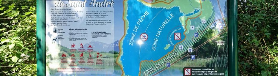 Autour du lac Saint-André