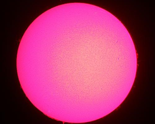 8 mars 2014 : PST Coronado, soleil entier avec EOS 1100D
