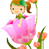 Fille fleurs - réception -