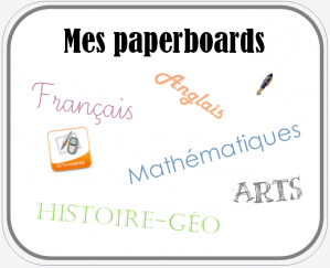 Tous mes paperboards - Activinspire 