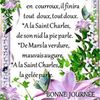 Dictons et Fête du jour Charles le Bon + grille prénom  !