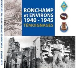*Parution de l'ouvrage "RONCHAMP et Environs 1940-1945 Témoignages"