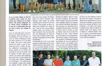 Le Bouliste Novembre 2014