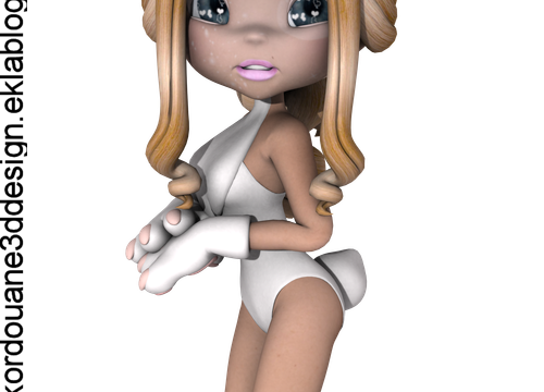 Tube "Cookie" lapin (render-image)