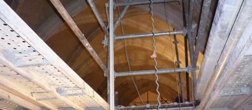 Nouvelles des travaux dans l'église de Catus...