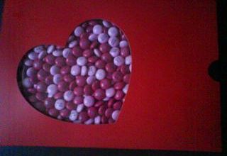 Des m&m's personnalisés pour la St-Valentin !