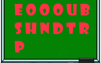 Boustrophédon (Jeu de lettres n°76)