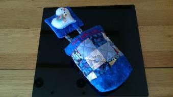 Une petite poubelle à fils