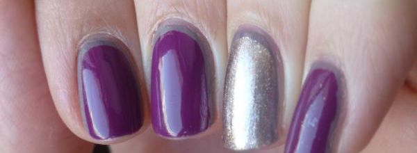 Ruffian manucure très simple en accent nail - Sans matériel !