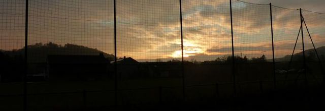 Le ciel hier après-midi