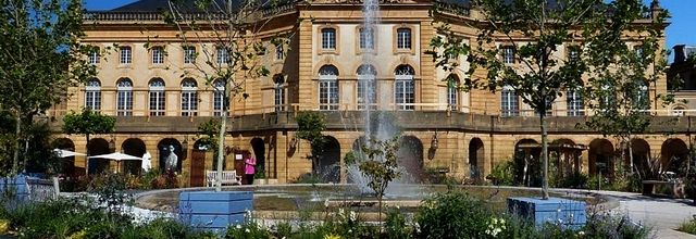Metz / Le jardin éphémère 2015 de la place de la Comédie....