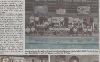 ARTICLE SELECTION DEPARTEMENTALE D'APNEE 2010