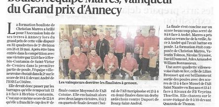 LE dauphiné du 22 Mai 2023 GP Annecy M2