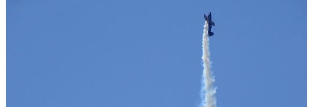 Pornic, Patrouille de France, le rafale et le voltigeur de l'Armée de l'Air 2016